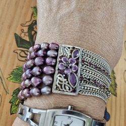 Fresh Water Pearl Statement Bracelet 