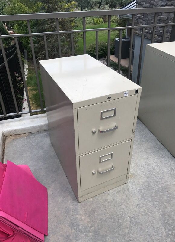 Used two drawer file cabinet
