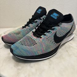 🔥 Nike Flyknit Racer “Multicolor 2.0” – Size 11 Used 🔥 