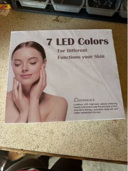 Livemoor led 7 color face light