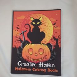 Creative Haven Halloween Coloring Book 