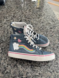 Girls Rainbow Vans