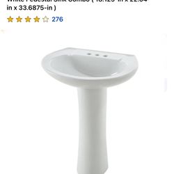 Pedestal  Sink Combo