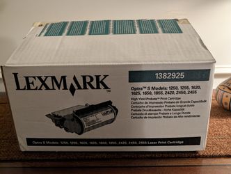 LEXMARK 1382925 BLACK TONER CARTRIDGE