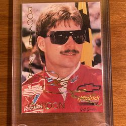 Jeff Gordon Rookie Of The Year Trading Card