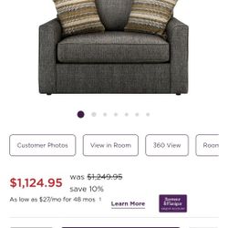 Trayce Chenille Twin Sleeper Chair