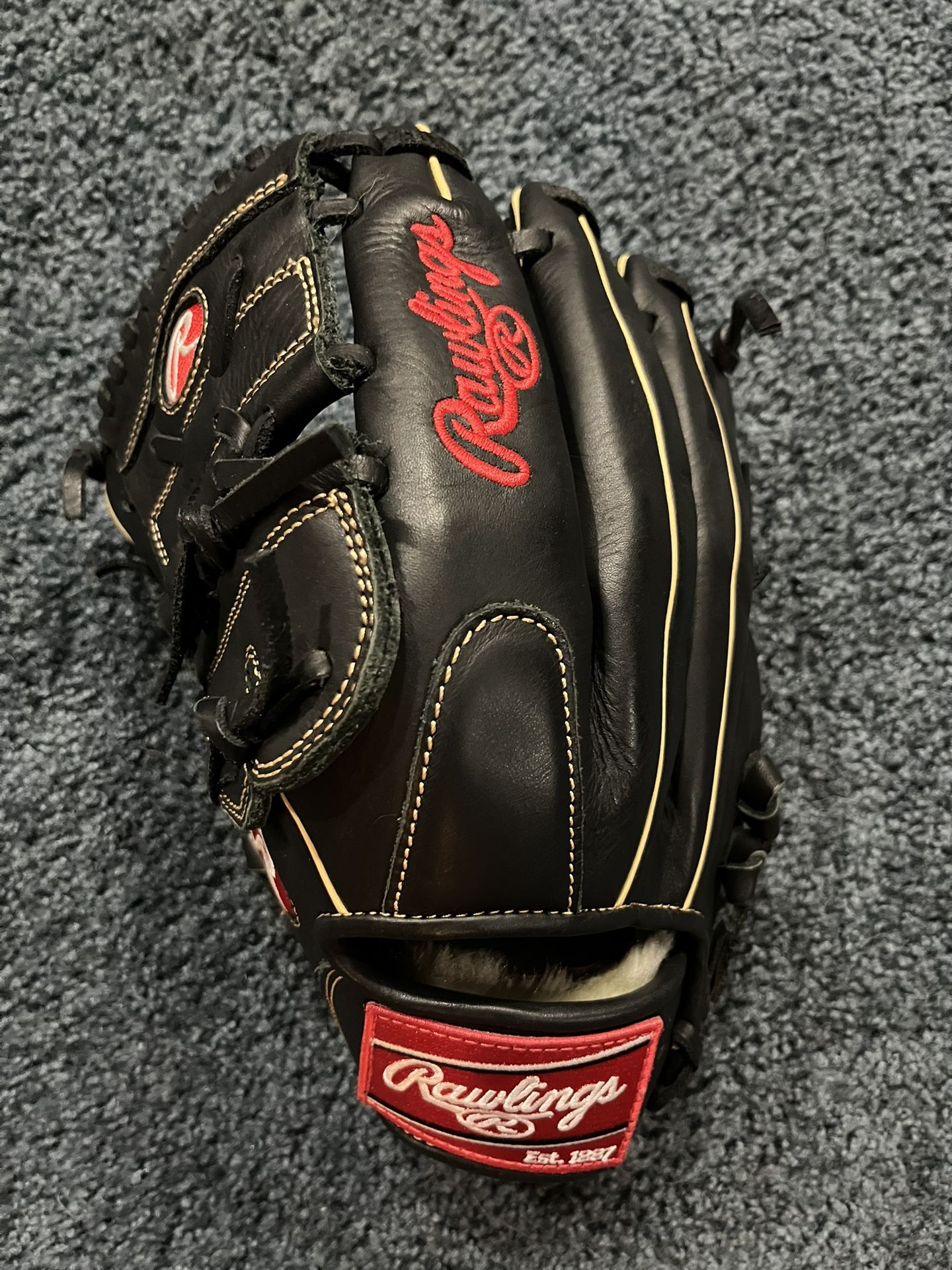 Rawlings GG Elite 12" Baseball Left Handed Throw Glove | Black