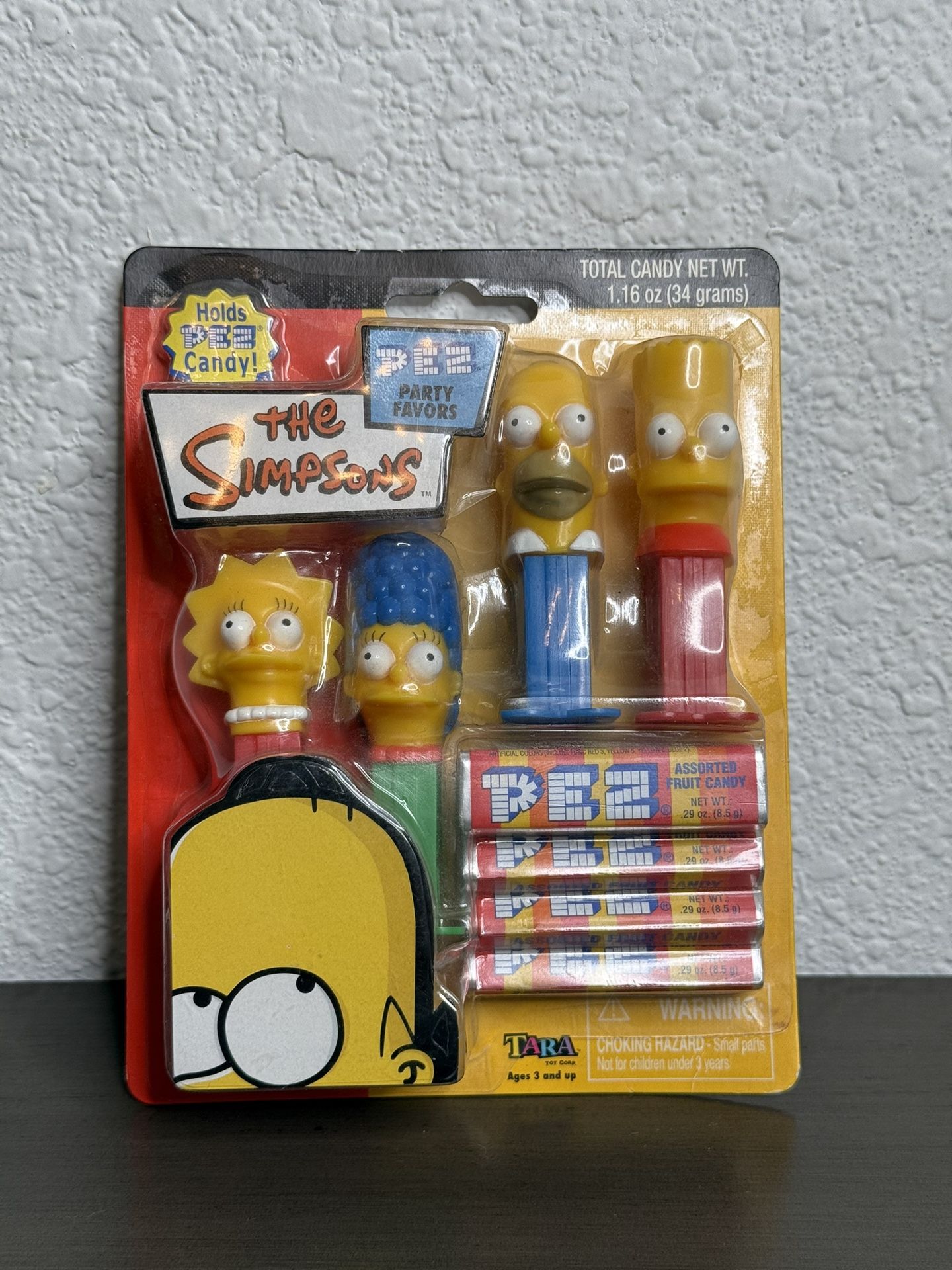 The Simpsons Pez Assorted Fruit Candy / Homer Simpson / Bart Simpson / Los Simpsons / Matt Groening / Collector / Collectibles