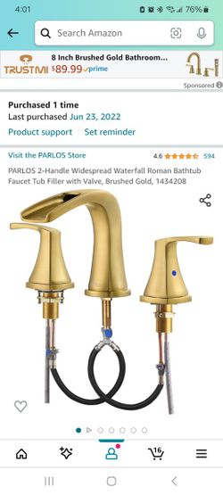 brand new bathtub faucet