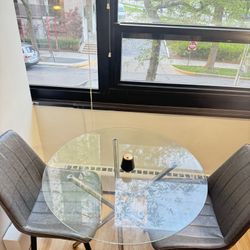 Glass Table With 2 Chairs 🪑😍❤️