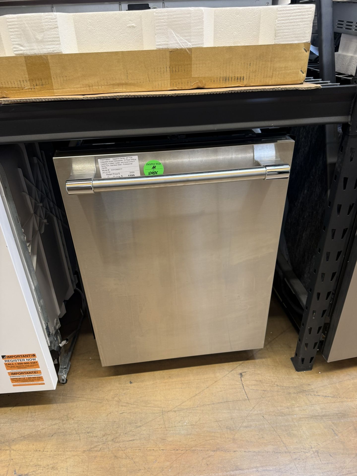 Thermador 24” dishwasher