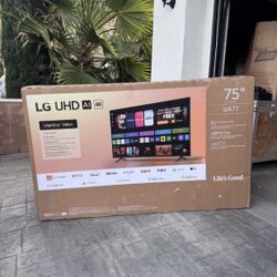 75ua77 75” Lg smart 4k led Uhd tv 