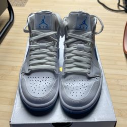 Air Jordan White-Powder Blue
