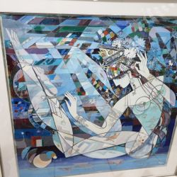 ACCEPTING OFFERS: Ji Cheng "Night in the Orient". Highly collectable signed serigraph.