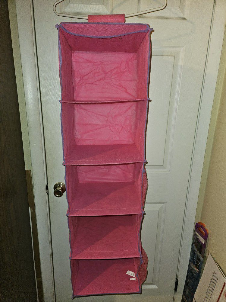 Pink Closet Organizer 