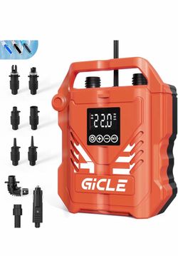 GiCLE Electric Air Pump Inflator with Attachments