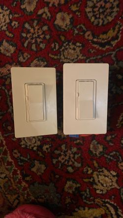 New 2 Lutron Diva Dimmer With Switch 1 Is White The Other Is Off White