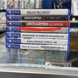 PS4 Games - PS5 Compatible - $10 EACH!!!! 