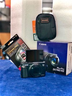 Canon PowerShot SX740 HS Digital Camera (Black)