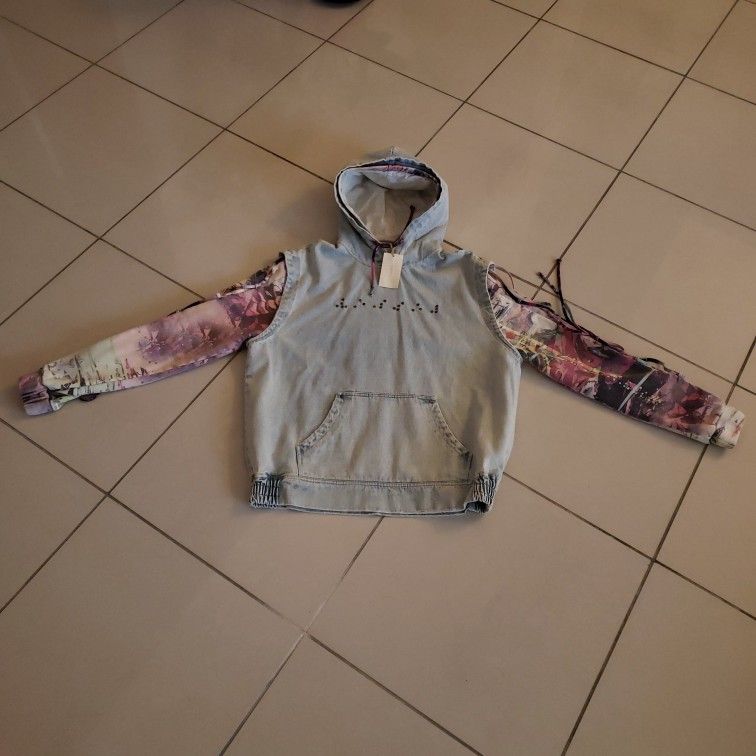 XVessel Men's Take A Ride Cowboy Hoodie Small NWT