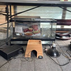 Terrarium With Accessories