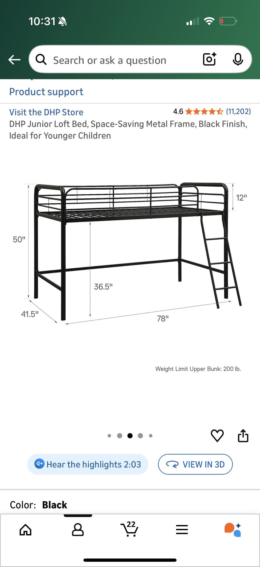 Twin Bunk Bed