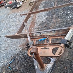 Double Axle Flat Bed Trailer It's 8 Ft Wife By 24ft Long It's Got New Tires ND Brake Away Breaks On It's 