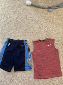 Shorts size 8 boys T-shirt size medium