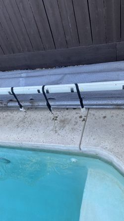 Solar Pool Cover 12 By 23 Feet. Thick Silver 16 Mills