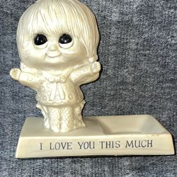 “I Love You This Much” Vintage Statue