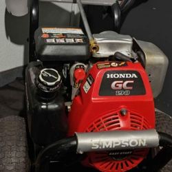 SIMPSON PRESSURE WASHER / COMES COMPLETE WITH HOSE WAND TIP