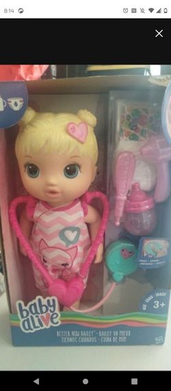 Baby Alive Better Now Bailey, Blond, Doll That Really Drinks $ Pees