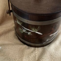 Basketville Ice Bucket Vintage 