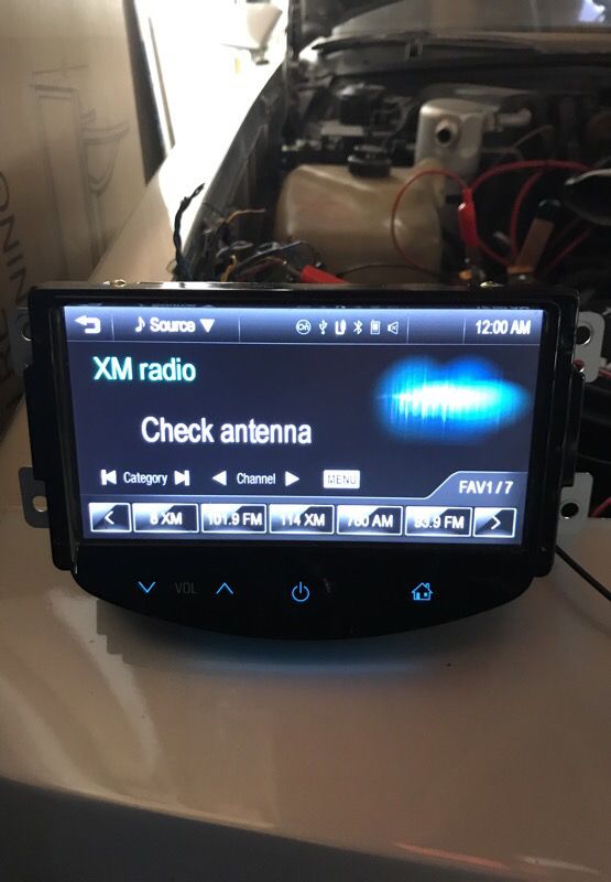 Factory radio for a chevy spark with Gps /Bluetooth/XM RADIO