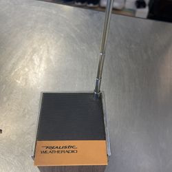 Vintage Realistic Weatheradio Wood Grain Cube Weather Radio Model 12