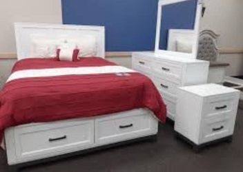 Brand New Queen Bedroom set with storage