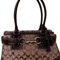 Vintage Coach Signature Hampton Satchel - Used Twice - Super Clean!