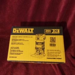 DeWalt Cordless Router DCW600B New In Box. Retail $200