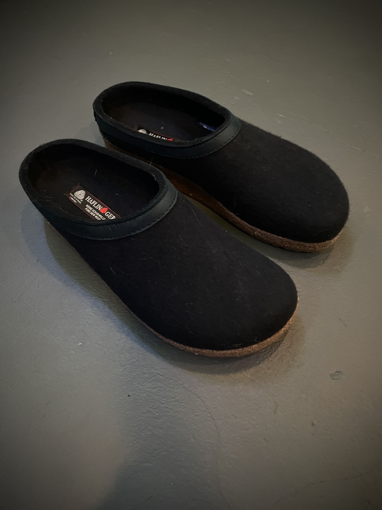 Halfin ger pure wool slippers 