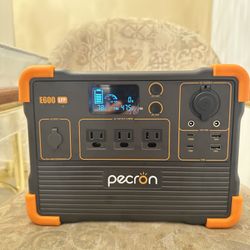 PECRON E600LFP Generator Portable Power Station 1200W 614Wh LiFePo4