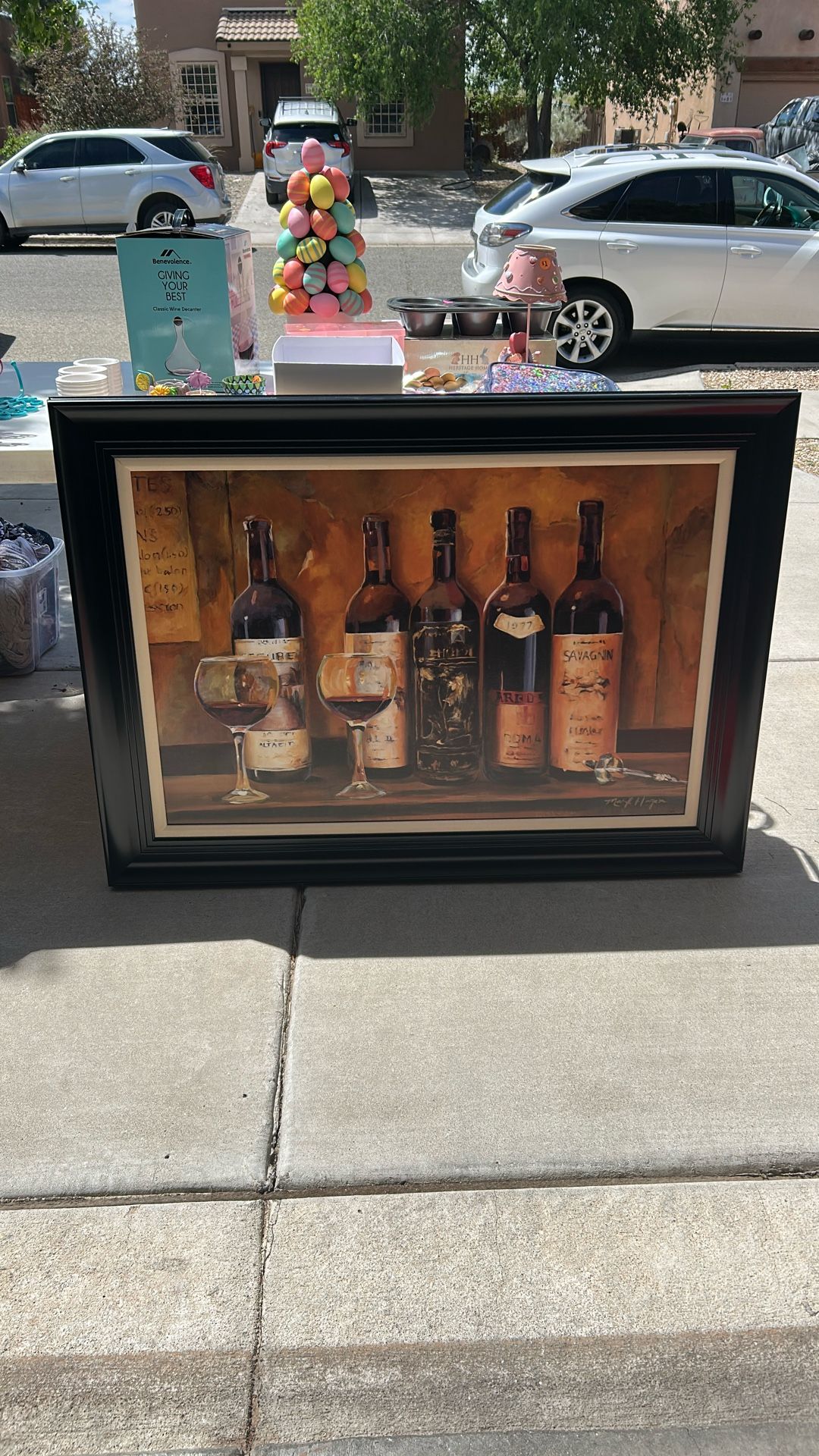 Wine painting