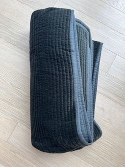 Crate & Barrel Velvet Quilt