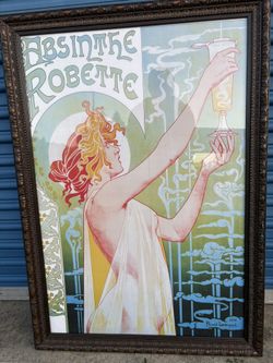 Art Deco Framed Portrait 