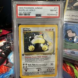 Snorlax First Edition Holo PSA