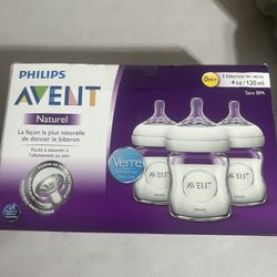 Philips Avent Natural Baby Bottles 4Oz