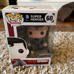 Red Son Superman Funko Pop Exclusive #60 DC Heroes