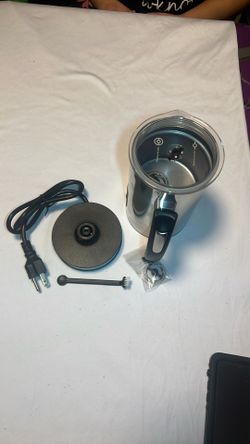 Miroco Electric Hot/Cold Milk Frother Stainless Milk Steamer Foam MI-MF001