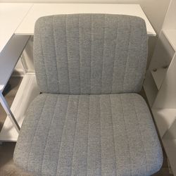 Grey Criss Cross Chair