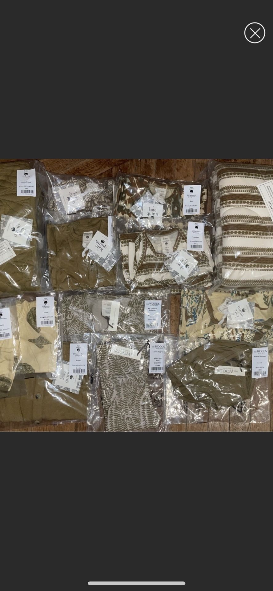 12 piece green baby earthy GN Kate Quinn bundle 2 quilts outfits 0-24 months