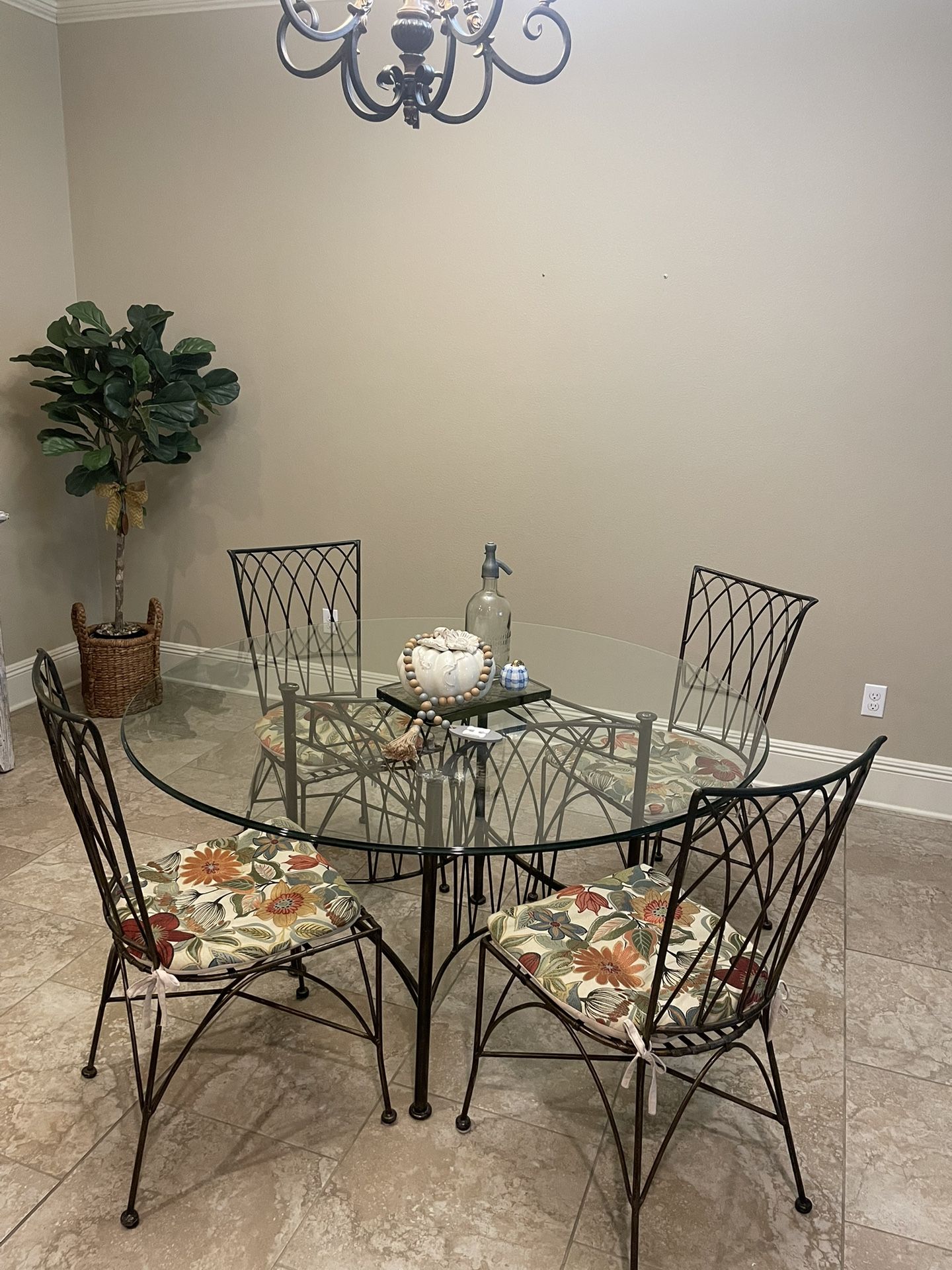 Wrought Iron Dining Set